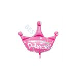 Prenses Taç Folyo Balon Pembe 70 cm