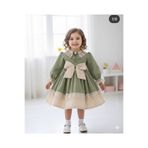 prenses tasarım atolyesi Yeşil vintage elbise dogumgünü elbisesi