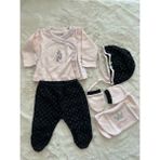 Prenses Yazılı Puantiyeli 5li Hastane Çıkışı - 1 - 3 Ay - Pembe