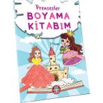 Prensesler Boyama Kitabım Çocuk Akademi Eğlenceli Tasarım ile Motor Becerileri Geliştirici
