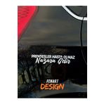 Prensesler Hasta Olmaz, Nazara Gelir Yazı JDM Araba Motosiklet Cam Etiket Sticker 19x5 CM