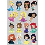 Prensesler Sticker Telefon Laptop Notebook Tablet Defter Matara Stiker Etiket ST1207