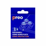 Preo Dayanıklı iPhone 12 Mini/iPhone 12 İkili 3d Lens Lens Koruma