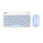 Preo K9 Mini TV Tablet ve Telefon Uyumlu Kablosuz Klavye Mouse Mavi Set