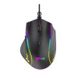 Preo Mg30 RGB LED 7D Makro7200DPI Kablolu Gaming Mouse Siyah