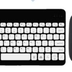 Preo Ptab P8 8" Uyumlu Kablosuz Bluetooth Şarjlı Türkçe Q Klavye Mouse Seti - Siyah