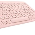 Preo Ptab T10 10.1" Uyumlu Kablosuz Bluetooth Pilli Klavye Mouse Seti - Pembe