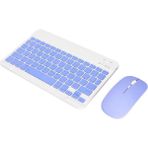 Preo Ptab T10 10.1" Uyumlu Kablosuz Bluetooth Şarj Edilebilir Klavye Mouse Seti - Mor