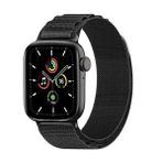 Preo Ultra Chain Watch Band 42-44-45-49mm Siyah Akıllı Saat Kordonu