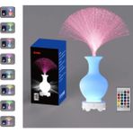 Prepare Bluetooth Hoparlör Püsgüllü Vazo Tasarımlı Kumandalı 17 Çeşit Rengarenk Rgb Ledli Zarif - Çok Renkli