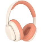 Prepare Kulak Üstü Extra Bass A+ Bluetooth 5.1 Kulaklık Tf Kart Aux 3.5mm Ayarlanabilir Boyut Hafif Yumuşak - Krem