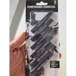 Pres Kömür Kalem Blok Füzen Kalemi 6lı Set Soft-medium-hard Eskiz Set Eskiz Set Compressed Charcoal