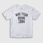 Presmono 1984 Mike Tyson Beyaz Unisex T-shirt
