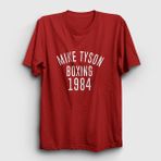 Presmono 1984 Mike Tyson Kırmızı Unisex T-Shirt