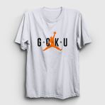 Presmono Air Goku Anime Dragon Ball Kırmızı Unisex T-Shirt