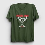 Presmono Alive Pearl Jam Siyah Unisex T-Shirt