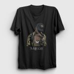 Presmono Astroworld Travis Scott Siyah Kadın T-Shirt