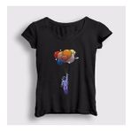 Presmono Balloons Astronaut Space Astronot Uzay Kadın T-shirt