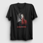 Presmono Berlin V2 La Casa De Papel Siyah Unisex T-Shirt