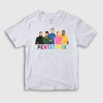 Presmono Beyaz Band Pentatonix Unisex T-Shirt