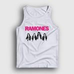 Presmono Beyaz Band V2 Ramones Erkek Atlet