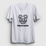 Presmono Beyaz Bear Logo Radiohead Unisex T-shirt