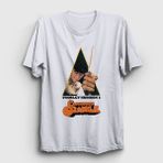Presmono Beyaz Cover Film Otomatik Portakal A Clockwork Orange Unisex T-shirt