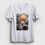 Presmono Beyaz Ichigo Anime Bleach Kadın T-Shirt