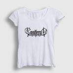 Presmono Beyaz Logo Ensiferum Kadın T-Shirt
