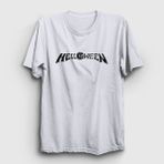 Presmono Beyaz Logo V2 Helloween Erkek T-Shirt