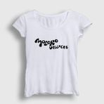 Presmono Beyaz Moloko Vellocet Film Otomatik Portakal A Clockwork Orange Kadın T-Shirt