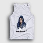 Presmono Beyaz PO Billie Eilish Erkek Atlet