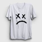 Presmono Beyaz Sad Face Lil Peep Kadın T-Shirt