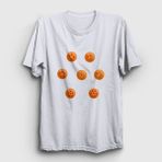 Presmono Beyaz Seven Anime Dragon Ball Kadın T-Shirt