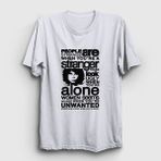 Presmono Beyaz Stranger The Doors Unisex T-Shirt