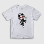 Presmono Bonesy Gorillaz Beyaz Unisex T-Shirt