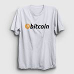 Presmono Btc Bitcoin Beyaz Unisex T-Shirt