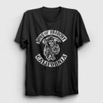 Presmono California Sons of Anarchy Siyah Unisex T-Shirt