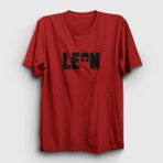 Presmono Cap Film Leon Kırmızı Unisex T-Shirt