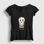 Presmono Face Papyrus Undertale Kadın T-shirt