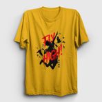 Presmono Fly High Voleybol Anime Haikyu Sarı Unisex T-shirt