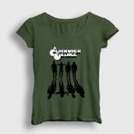 Presmono Gang Film Otomatik Portakal A Clockwork Orange Haki Kadın T-Shirt