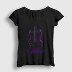 Presmono Guitar Black Sabbath Kadın T-shirt