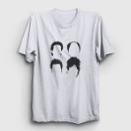 Presmono Heads Seinfeld Beyaz Unisex T-shirt