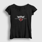 Presmono Heart Bon Jovi Kadın T-shirt