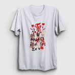 Presmono Hearts K-Pop Twice Kadın T-shirt