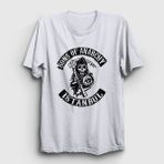 Presmono İstanbul Sons Of Anarchy Beyaz Unisex T-shirt