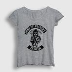Presmono Izmir Sons Of Anarchy Kırmızı Kadın T-shirt