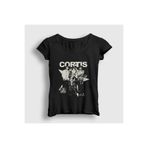Presmono Kadın Siyah Band K-Pop Cortis T-Shirt 596272tt