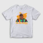 Presmono King The Notorious Bıg Beyaz Unisex T-shirt